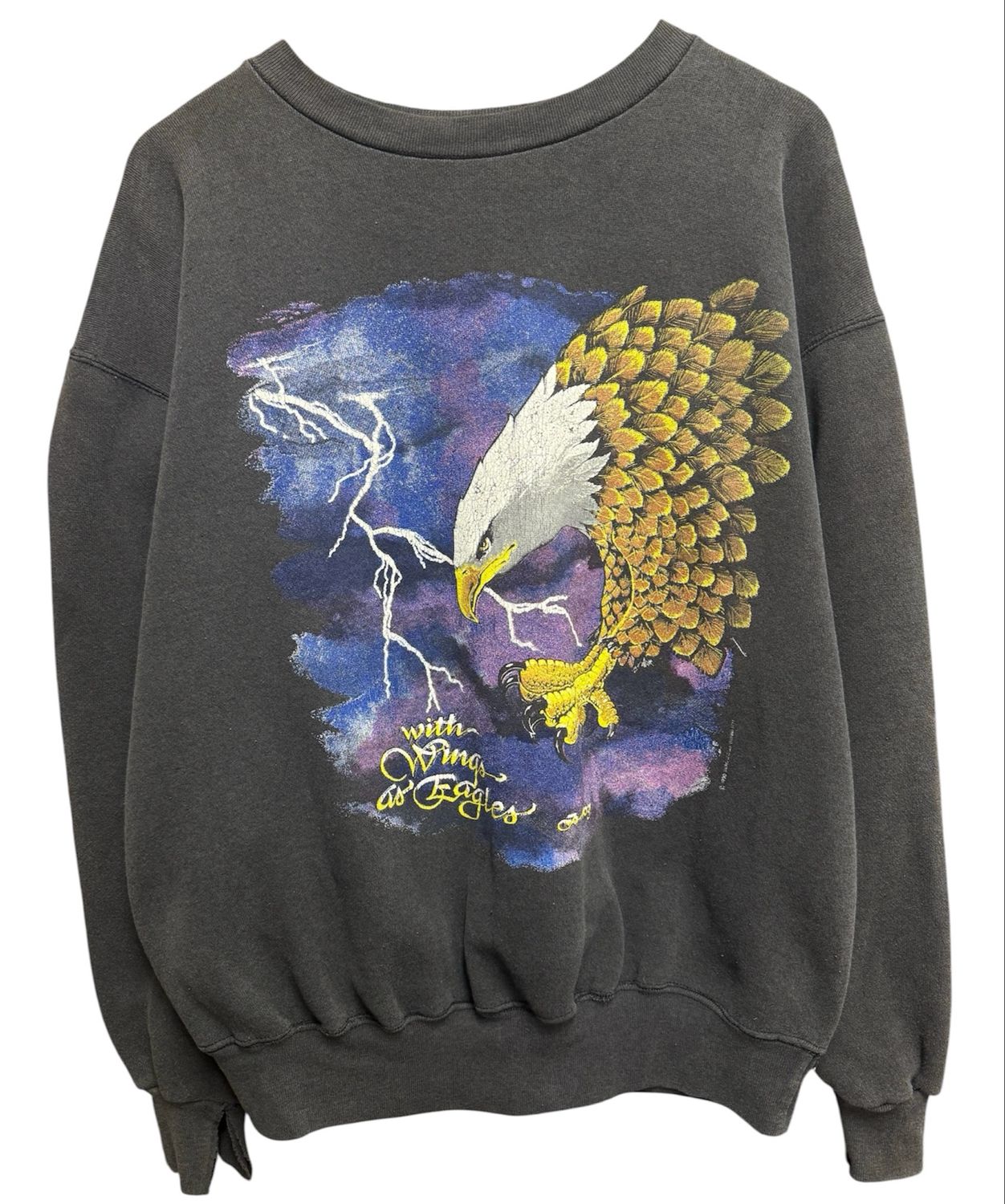 With Wings &amp; Eagles Crewneck Size L (Fits M) 25x27