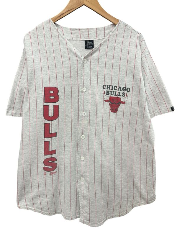 Vtg Chicago Bulls Pinstripe Jersey Size L