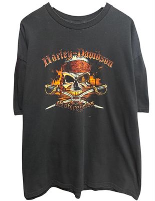 Early 00s Harley Davidson Orlando Florida, USA Tee Size 2XL 25x31