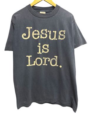 Vintage Jesus Is Lord Tee Size L 23x30