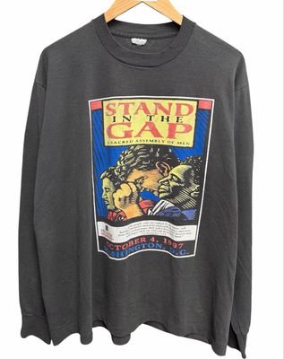 Vintage Stand in the Gap L/S Tee Size XL 24x29