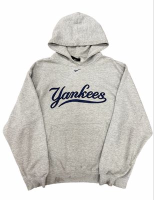 Vintage Ny Yankees Nike Swoosh Hoodie Size XL