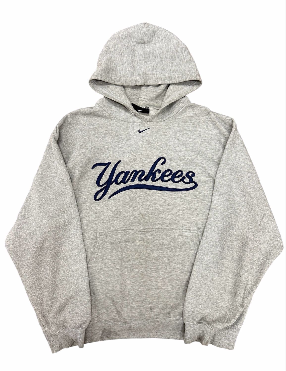 Vintage Ny Yankees Nike Swoosh Hoodie Size XL