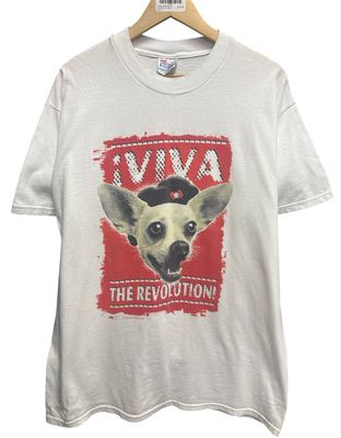 Vintage 1998 Viva the Revolution Tee Size L 23x31