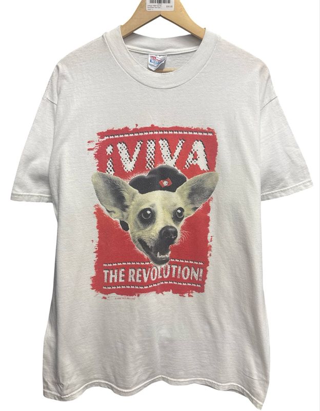Vintage 1998 Viva the Revolution Tee Size L 23x31
