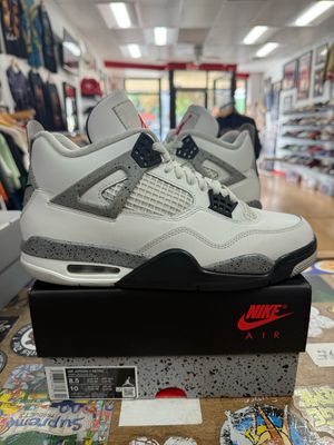 Pre Owned Jordan 4 Retro White Cement (2025) Size 8.5