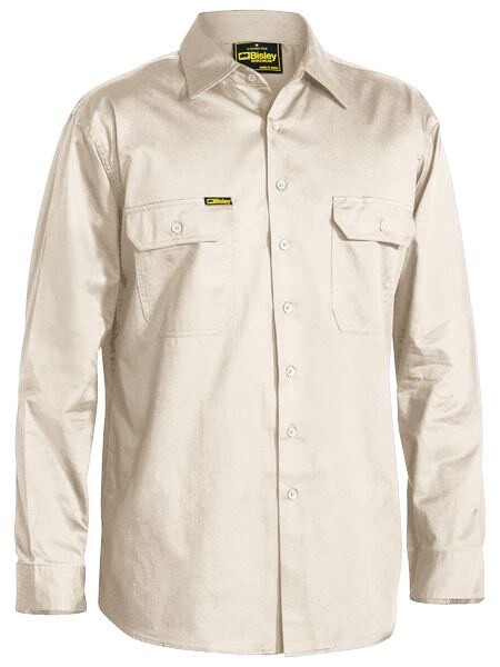 Bisley Cool Lightweight Drill Shirt Long Sleeve - BS6893