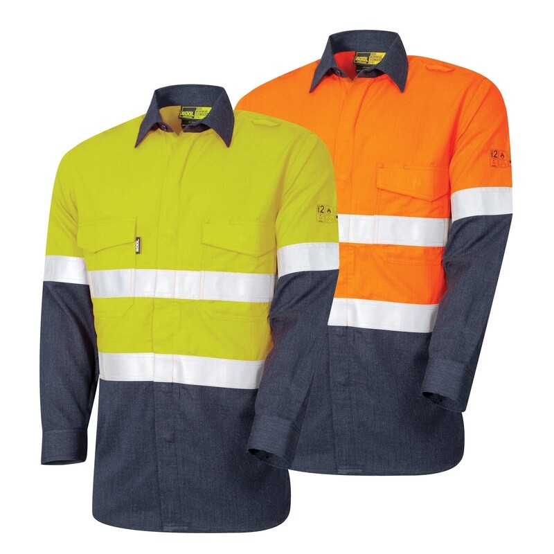 Bool FR Regular Weight PPE2 Hi Vis Shirt - BW2590T1