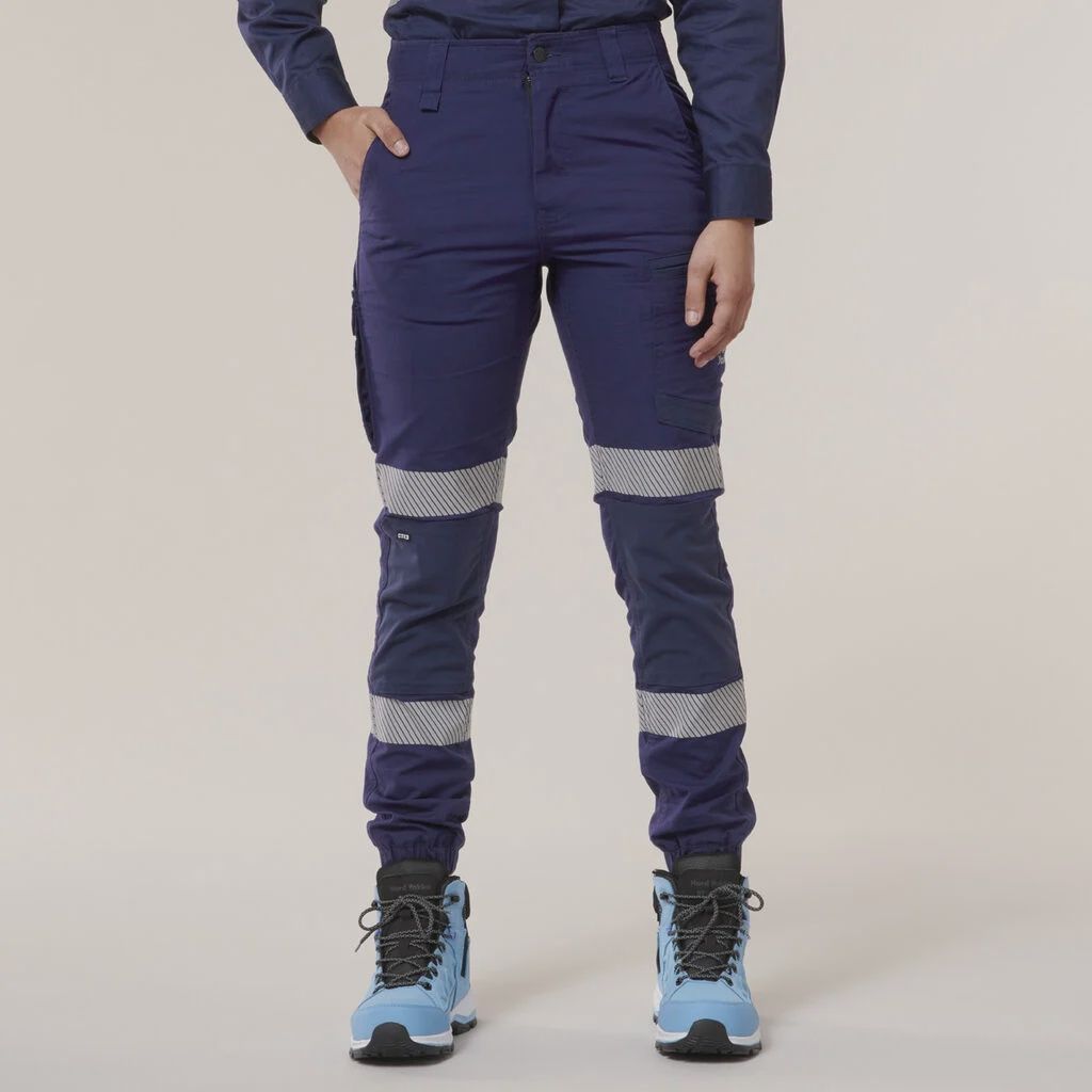 Hard Yakka Women&#39;s Raptor Cuff Pant With Tape - Y08411