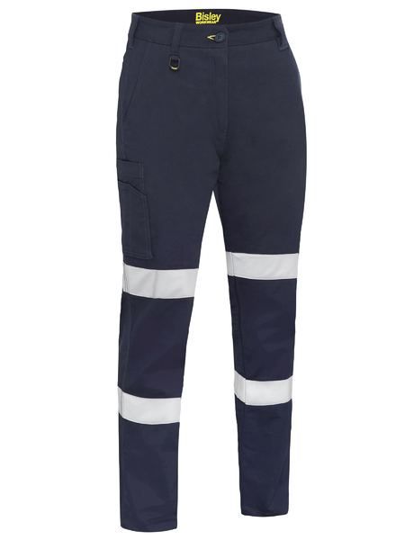 Bisley Womens Taped Drill Pants - BPLC6008T