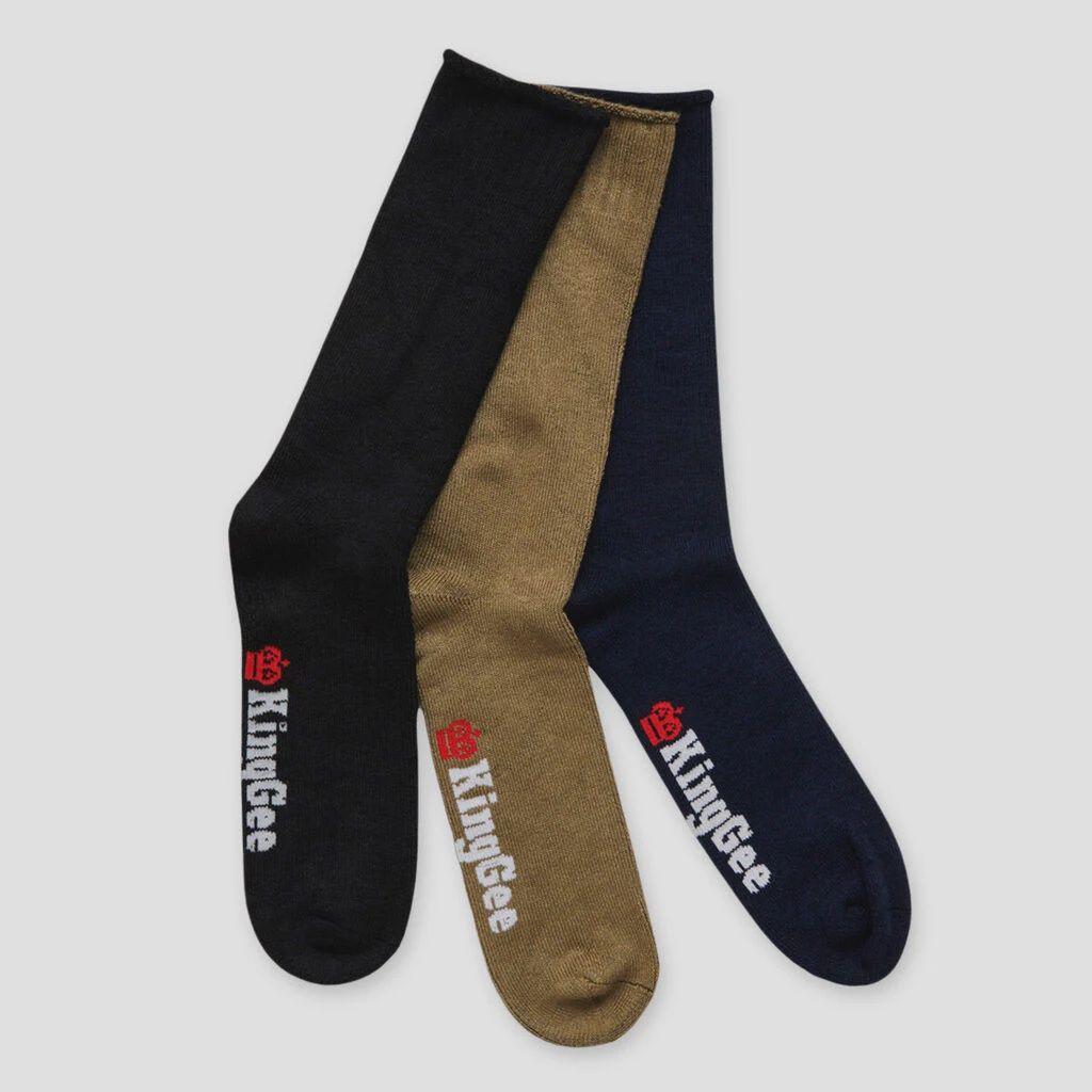 King Gee Bamboo Socks 3 Pack - K09271