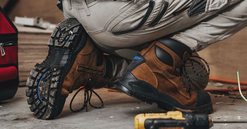 Blundstone Work Series Zip Up Boots - Saddle Brown