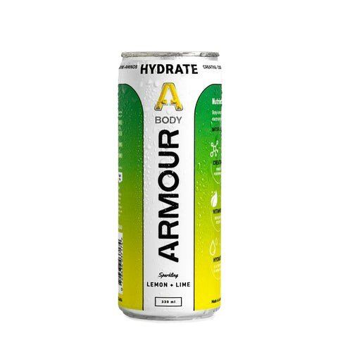 Body Armour Hydrate+ Zero Sugar Can Lemon &amp; Lime