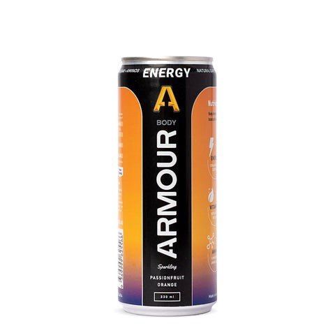 Body Armour Energy+ Zero Sugar Can Passionfruit Orange