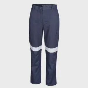 Bool Womens Regular Weight PPE2 FR Cargo Trousers with Loxy Reflective Tape