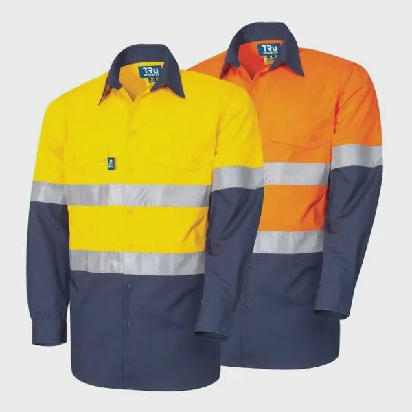 Tru Brand Light Weight Vented L/S Hi Vis Shirt - CS2000T3