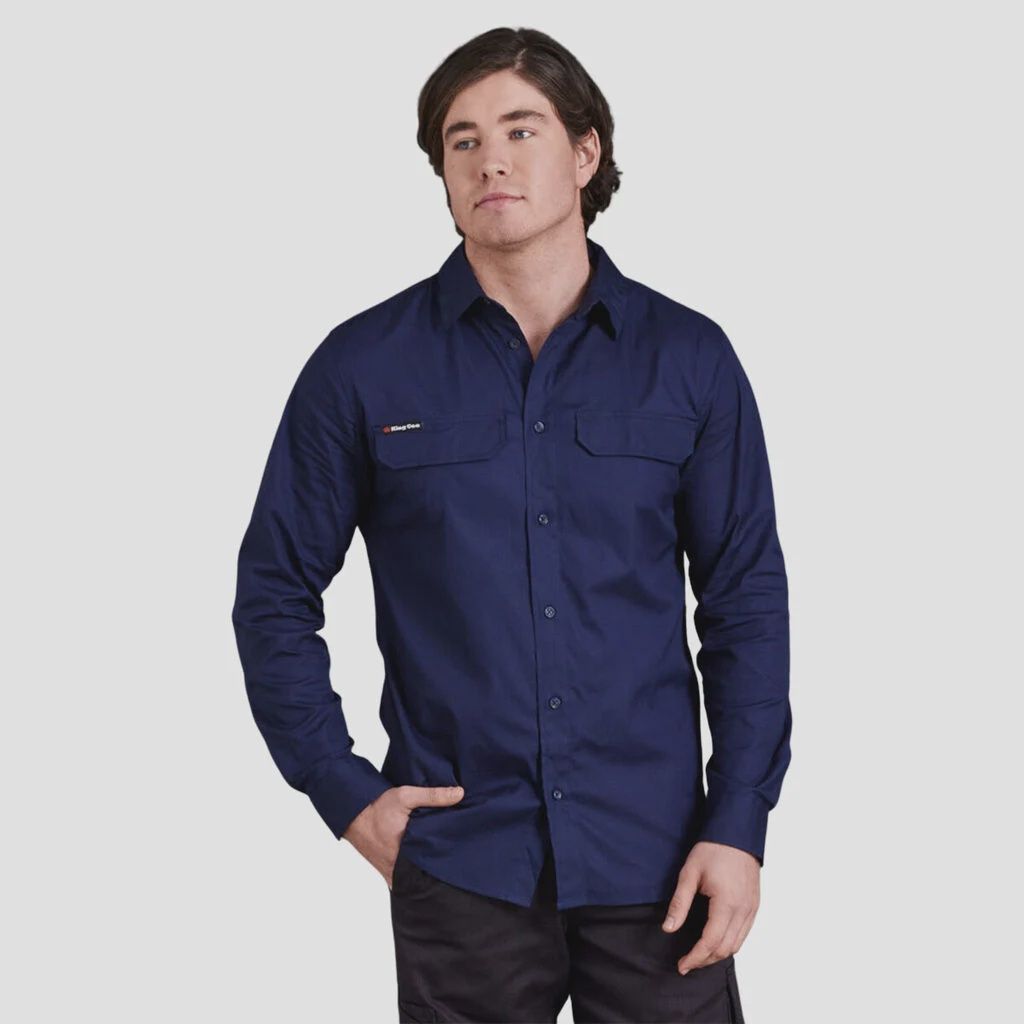 King Gee Pro Stretch Long Sleeve Shirt