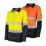 Bool Womens Ultra-lightweight PPE2 Two Tone FR Shirt with Segmented FR Reflective Tape - BWW2595T1