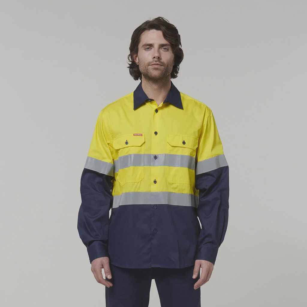 Hard Yakka Shirt LS 2T Tape - Y07940