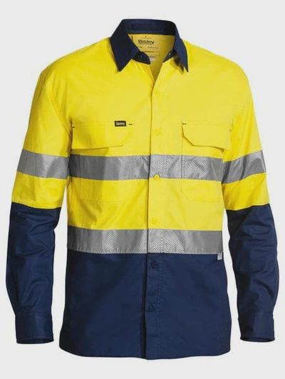 Bisley 3M Taped Hi-Vis X Airflow Ripstop Shirt - BS6415T