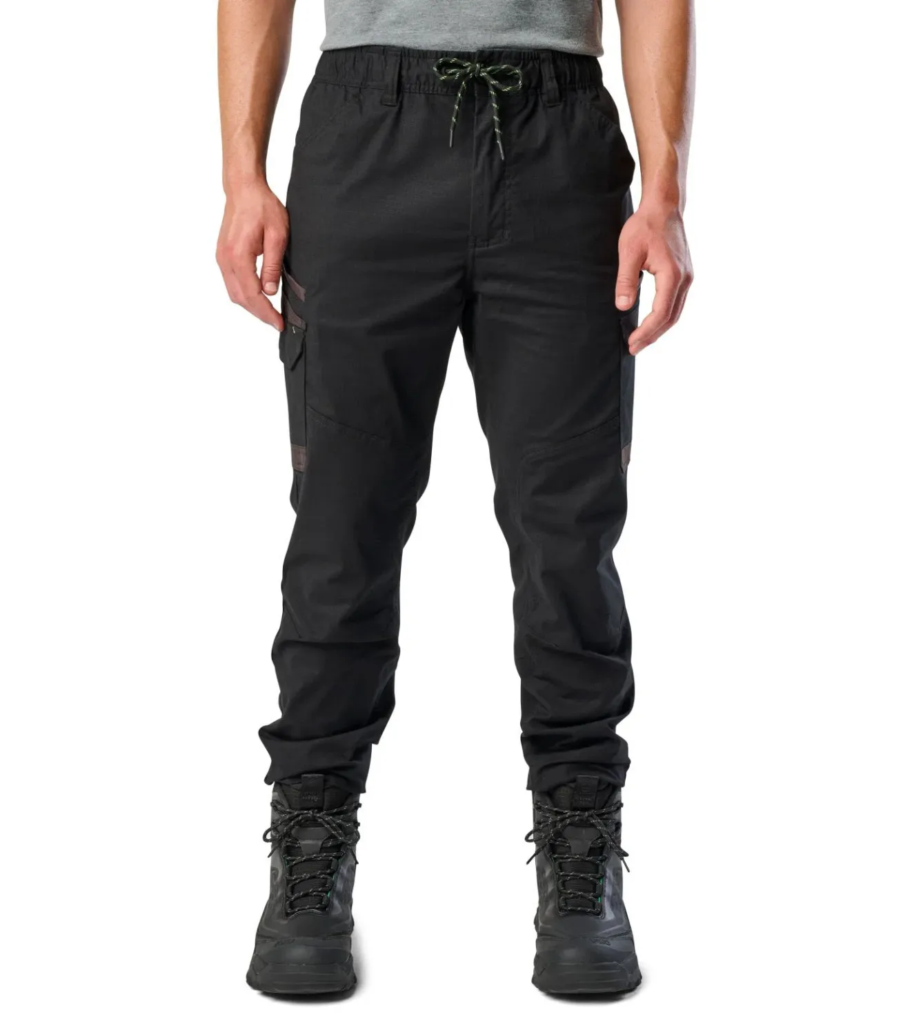 WP-12C - CUFFED ELASTIC WAIST STRETCH RIPSTOP WORK PANT