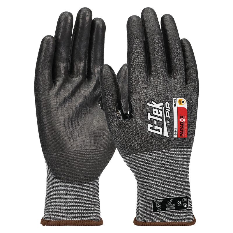 G-Tek® 16-541 16-541 Cut Resistant Gloves, Polyurethane Coating, ANSI Cut-Resistance Level: A4