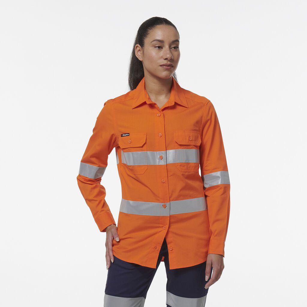 Womens Workcool Vented Reflective Shirt k44231