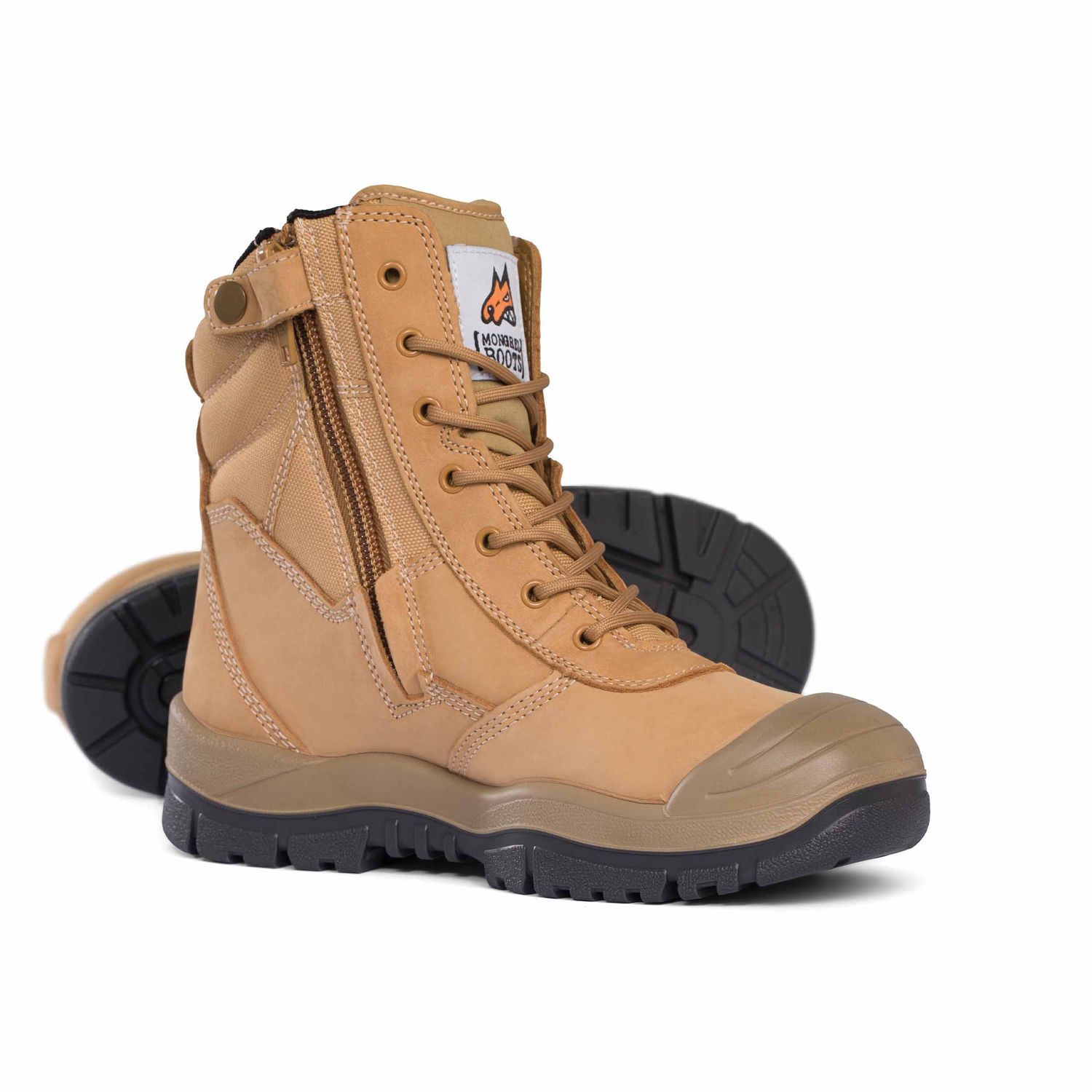 HIGH LEG ZIPSIDER BOOT W/ SCUFF CAP 451050