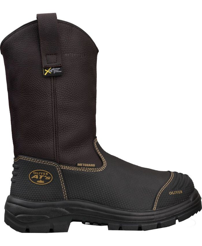 240mm Brown Pull-On Riggers Boot 65493