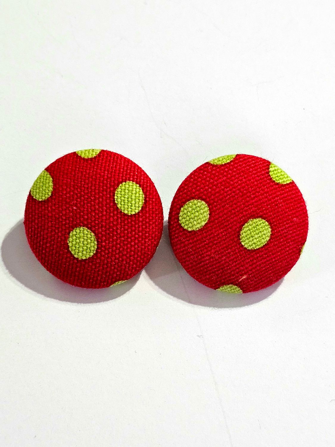 Retro Chic Polka Dot Stud Earrings