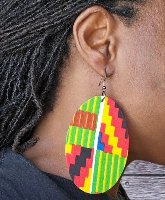 Elegant Oval-Shaped Earrings