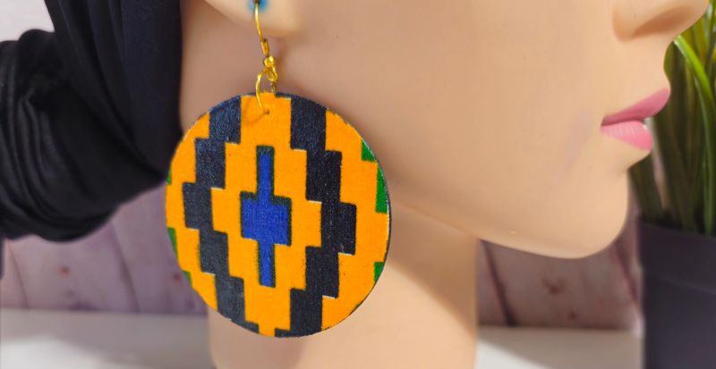 Vibrant Kente Earrings