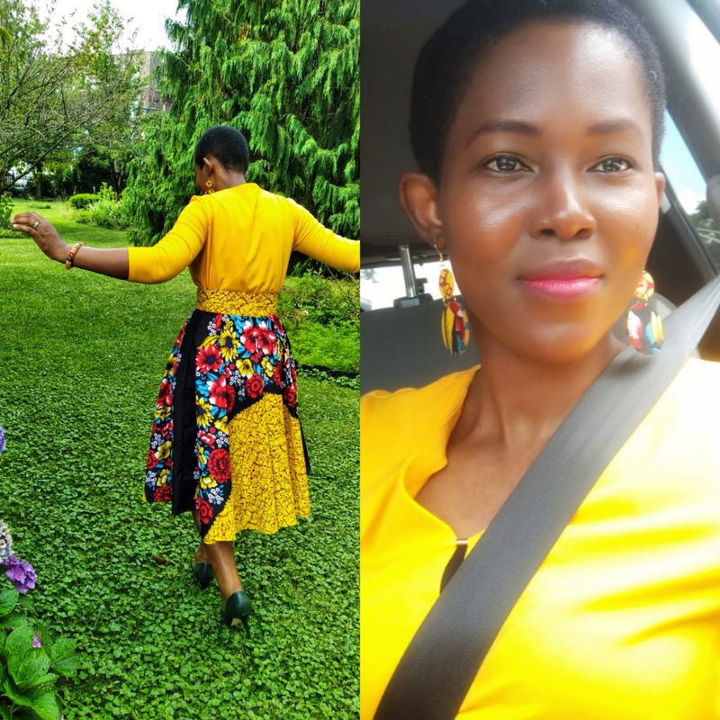 Floral Midi Skirt