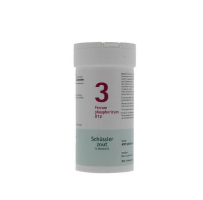 Schussler celzout nr. 3 Ferrum phosphoricum 400 tabletten