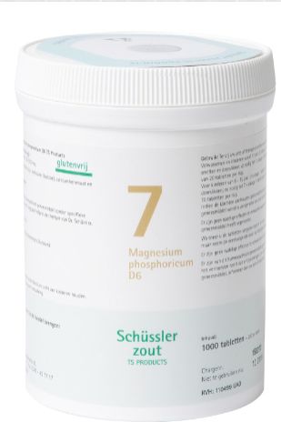 Schussler celzout nr. 7 Magnesium phosphoricum 1000 tabletten