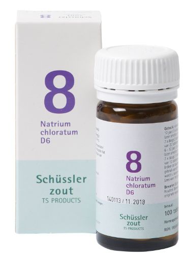 Schussler celzout nr. 8 Natrium chloratum 100 tabletten