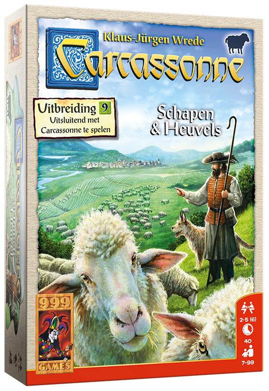 Carcassonne: Schapen &amp; Heuvels Uitbreiding 9