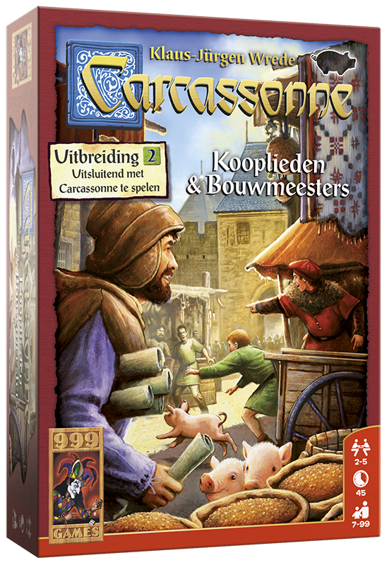 Carcassonne: Kooplieden &amp; Bouwmeesters Uitbreiding 2
