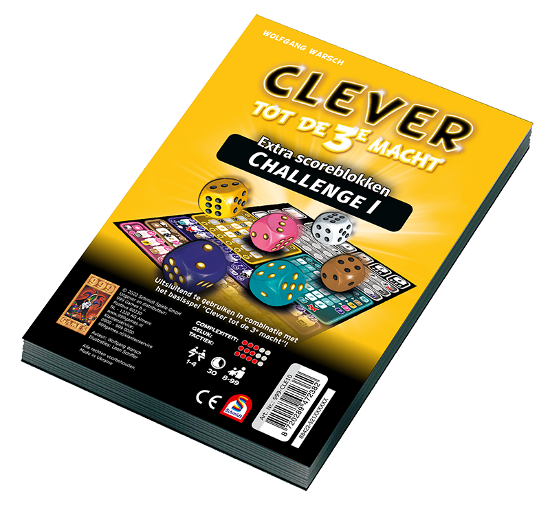 Scoreblokken Clever tot de 3e macht Challenge