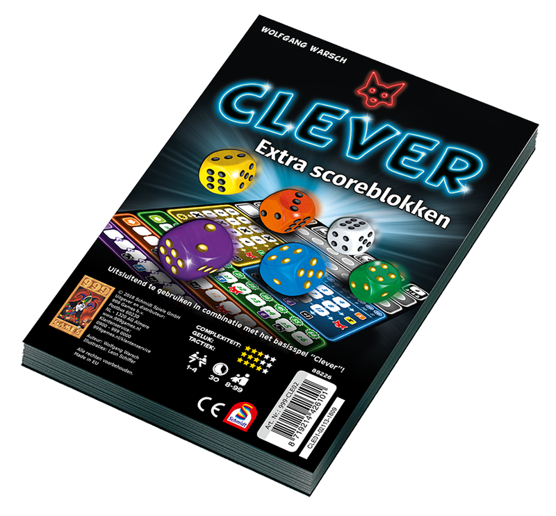 Scoreblokken Clever twee stuks