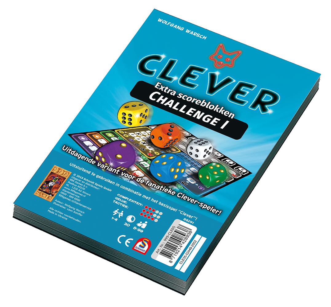 Scoreblokken Clever Challenge