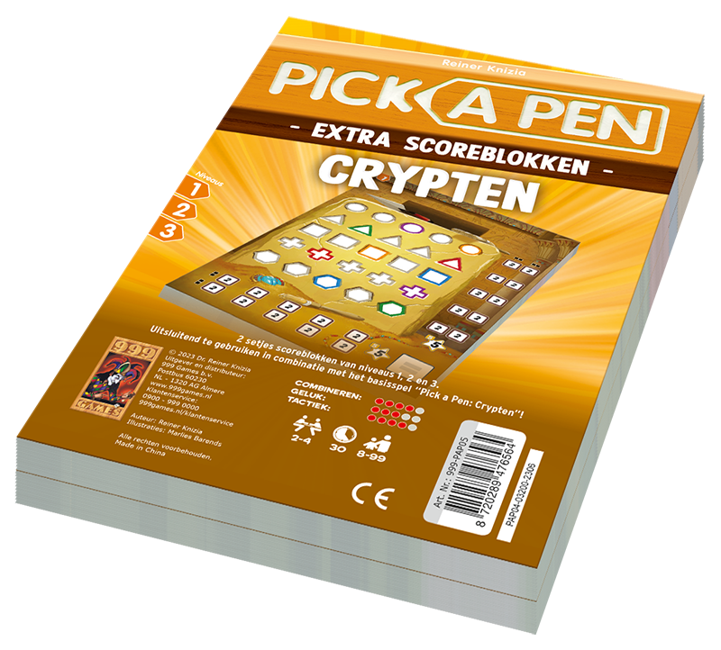 Pick a Pen Crypten Scoreblokken