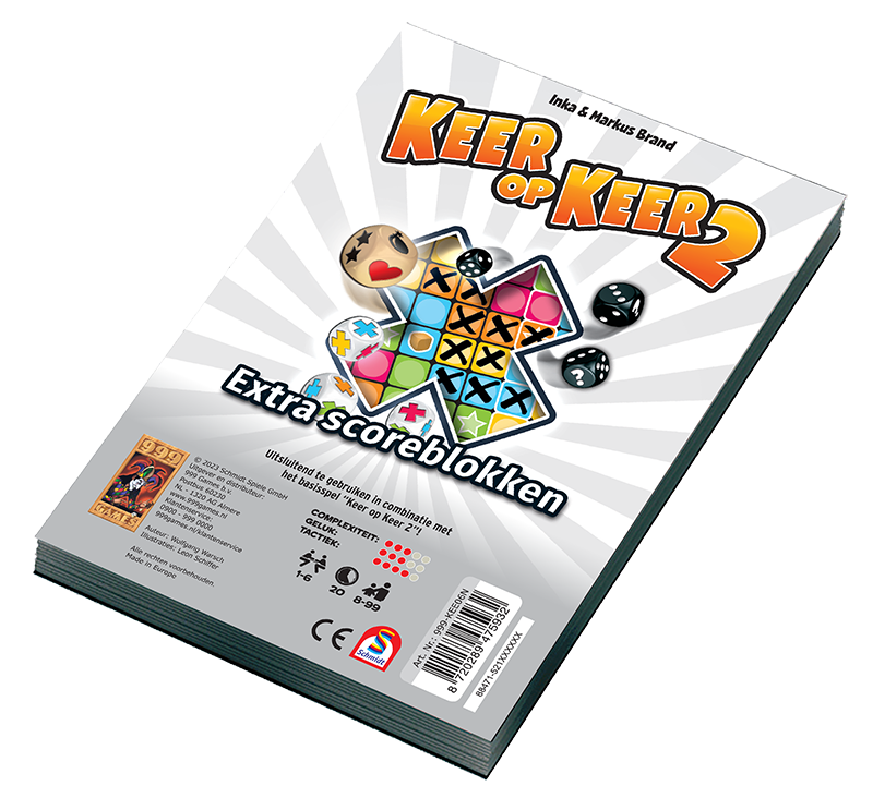 Scoreblokken Keer op Keer 2 twee stuks Level 1