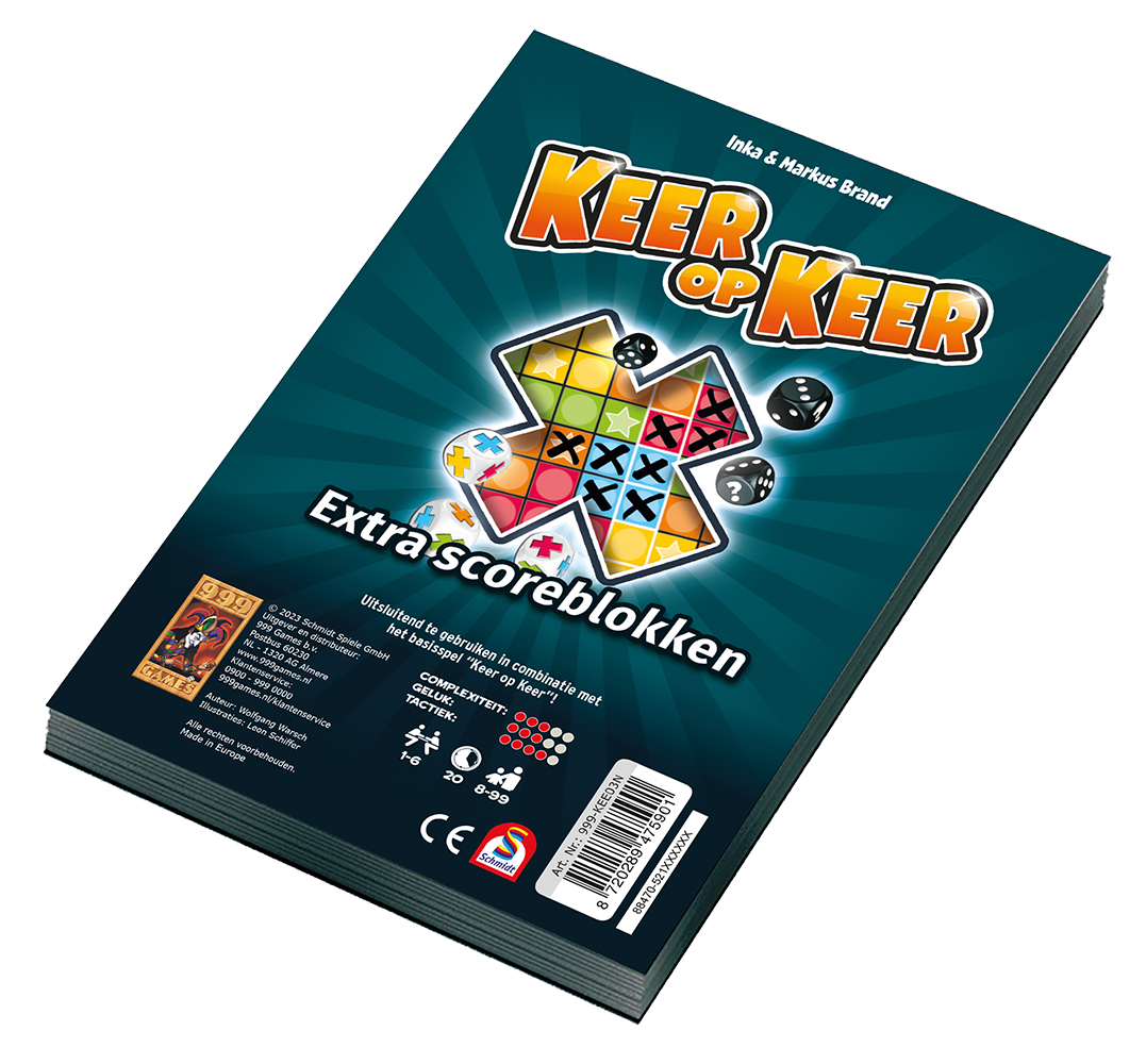 Scoreblokken Keer op Keer twee stuks Level 1