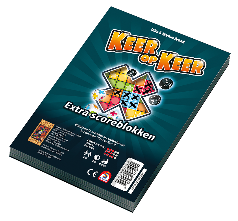 Scoreblokken Keer op Keer twee stuks Level 1