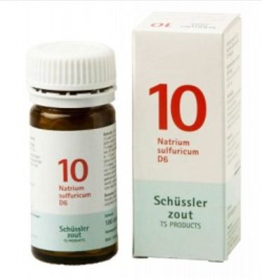 Schussler celzout nr. 10 Natrium sulfuricum 100 tabletten
