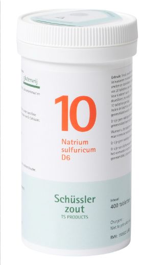 Schussler celzout nr. 10 Natrium sulfuricum  400 tabletten