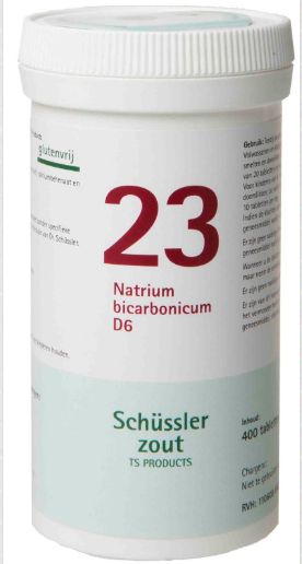 Schussler celzout nr. 23 Natrium bicarbonicum 400 tabletten