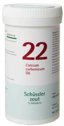 Schussler celzout nr. 22 Calcium carbonicum 400 tabletten