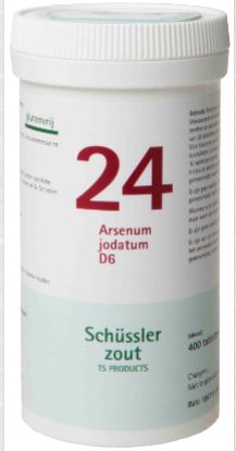Schussler celzout nr. 24 Arsenum jodatum 400 tabletten